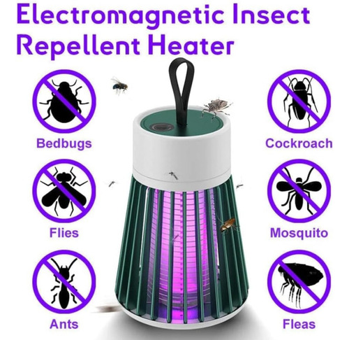 Lámpara Para Matar Mosquitos, Mosquito Zapper, Usb Rechargea