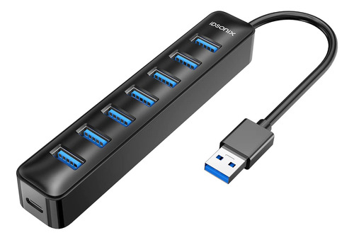 Idsonix - Hub Usb 3.0, 7 Puertos Usb Hub, Usb Hub Para Lapto