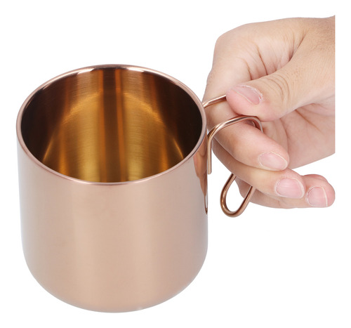 Taza Portátil Rosa De Acero Inoxidable 304 De 400 Ml Para Ca