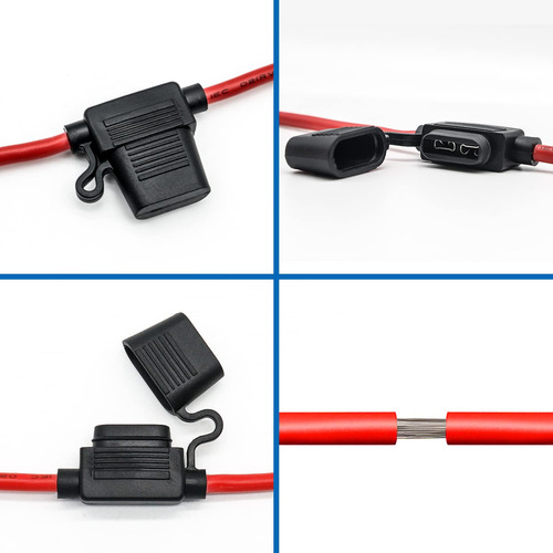 Portafusibles De Calibre 10, Portafusible Línea Awg 10...