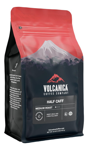 Half Caff Coffee, Grano Entero, Descafeinado De Agua Suiza,.