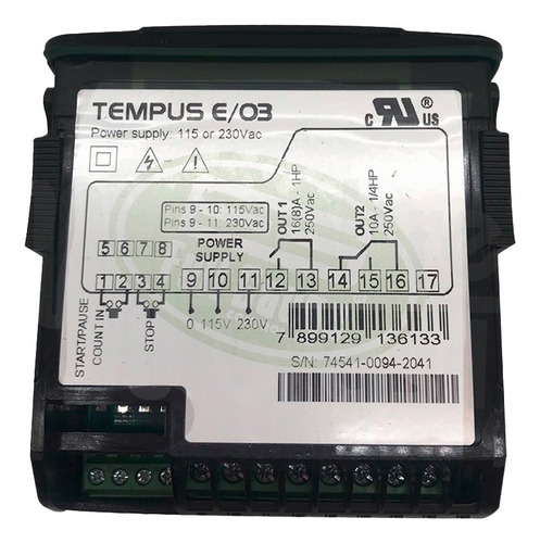 Temporizador / Contador Digital Tempus E - Full Gauge
