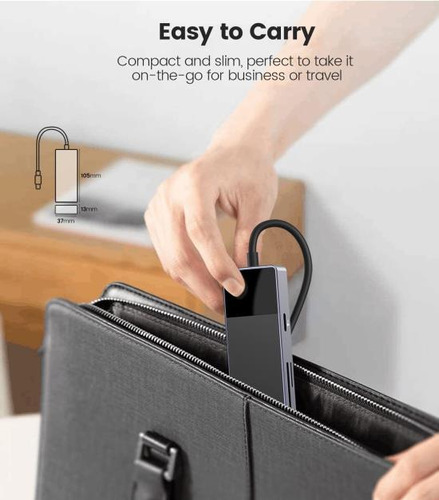 Concentrador Usb-c Orico 8 En 1: Adaptador De Multipuertos