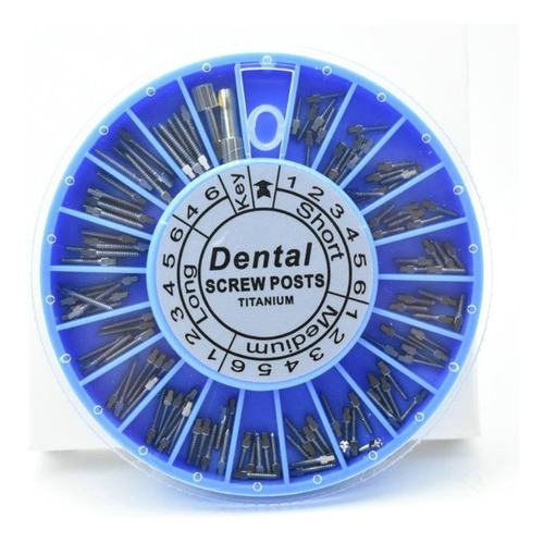 Pernos De Titanio Para Anclaje Dental - 120 Unidades- Dental