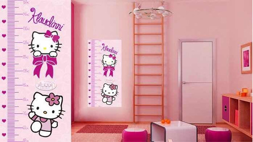 Regla Medidora De Estatura, Bebés, Niño Y Niña Hello Kitty