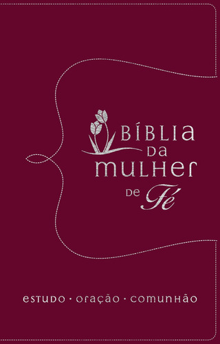 Bíblia da Mulher de Fé, NVI, Couro Soft, Vermelho, de Walsh, Sheila. Vida Melhor Editora S.A, capa dura em português, 2020