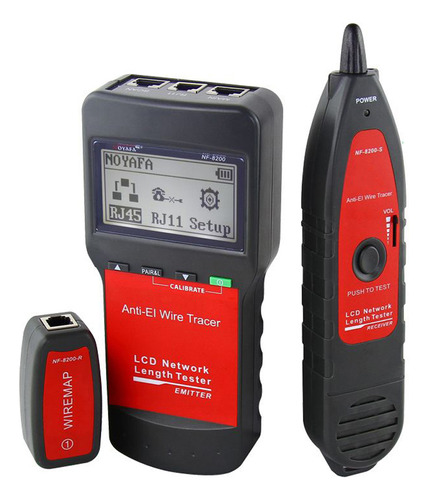 Probador Lan Profesional Nf-8200 Probador De Longitud De Cab