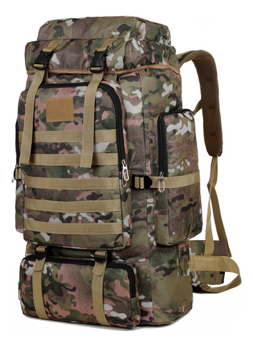 Mochila De Senderismo Con Capacidad Para Dos Bandoleras, Moc
