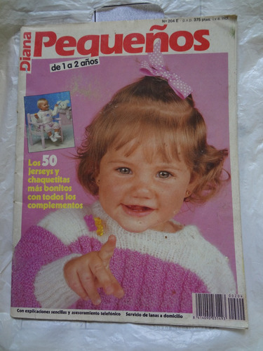 Lote 4 Revistas Diana Pequeños Niños (1 Sin Tapa) 1988 1990