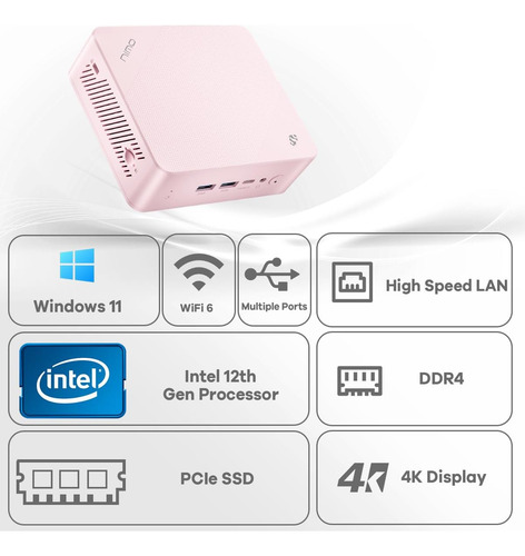 Nimo Mini-pc, 16gb Ram 1tb M.2 Ssd Intel 12th Gen N100 (beat