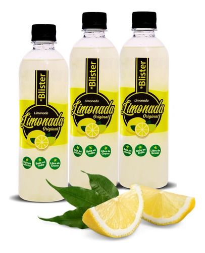 Pack 3 Limonadas De Sabores 500 Ml - Lireke