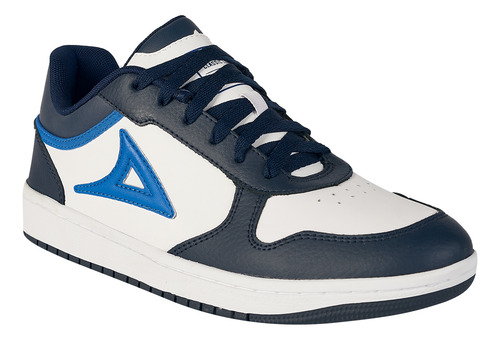 Tenis Pirma Caballero Estilo 5065 Color Marino Blanco