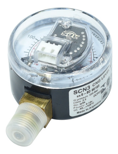 Chave Caixa Comutadora Sgv Mini Flexi Manômetro Chicote 3ªg