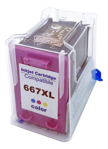 Cartucho Color Compativel Hp 667xl