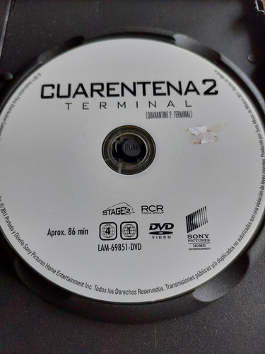 Cuarentena 2 Terminal Película En Dvd Original (Usado)