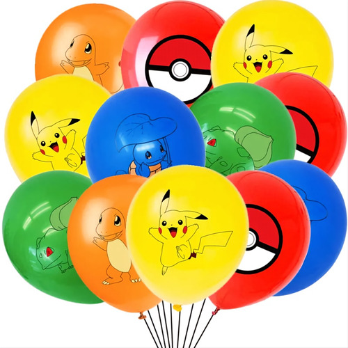 Art.fiesta Cumpleaños Infantil Globos  Pokémon Pikachu 