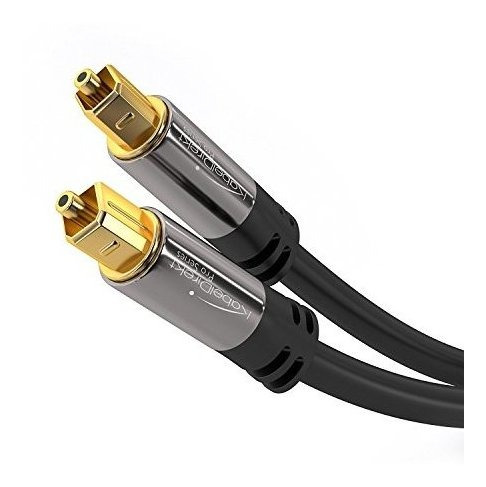 Cable De Audio Digital Optico Kabeldirekt (50 Pies) De Fibr
