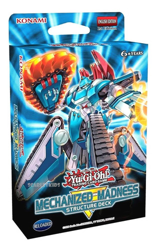 Yu-gi-oh! Mechanized Madness Structure Deck Yugioh Tcg