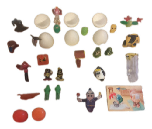 Lote De Muñecos Kinder Retro. (Usado)