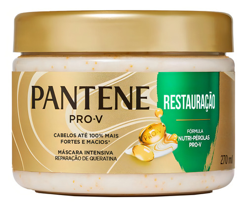 Máscara De Tratamento Pantene Restauração 270ml