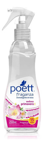 Aromatizante De Telas Fraganza Sedosa Primavera 250ml Poett