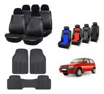 Comprar Fundas Cubre Asiento Fiat Uno Viejo + Alfombra 3 Pzs Pesada