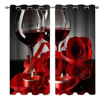 Comprar Goodbath Cortinas Opacas, Románticas Cortinas De Ventana Con