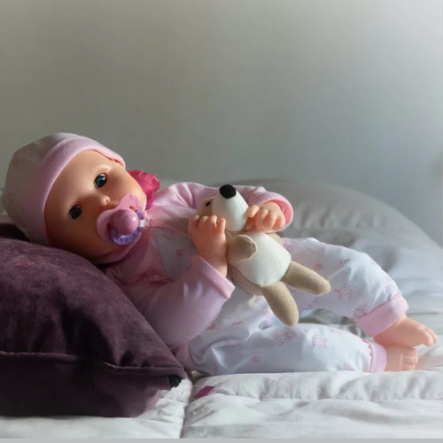 Lalelu Muñeca Lucy Interactiva Con Oso De Peluche Itm 8114