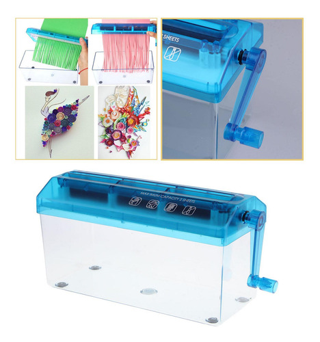 Trituradora De Papel Mini Trituradora De Manivela Papelería