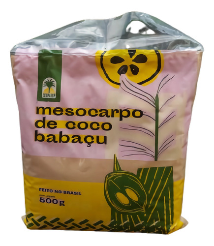 Mesocarpo Farinha De Babaçu Do Maranhão 100% Natural  500g