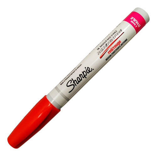 Marcador Permanente Sharpie Paint Rojo 3 Mm Bala 36 Piezas