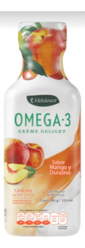 Melaleuca, Omega-3 Creeme Delight Mango Y Durazno