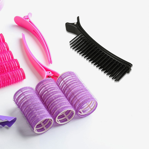 2 Pinzas Para Rizar El Pelo En Caliente, Pinzas De Plástico