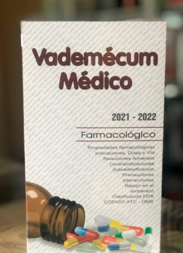 Libro Vademécum Médico Farmacológico 8va Edición 2021 - 2022