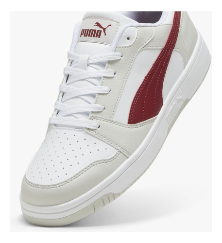 Puma Rebound V6 Color Beige/vino Para Caballero I