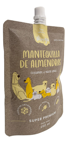 Winga Mantequilla Almendra Para Perros 250 Ml