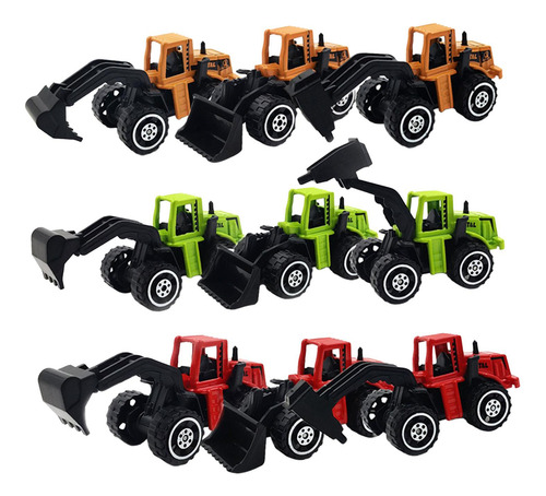 12 Minicoches De Tracción Trasera, Juguetes De Regalo