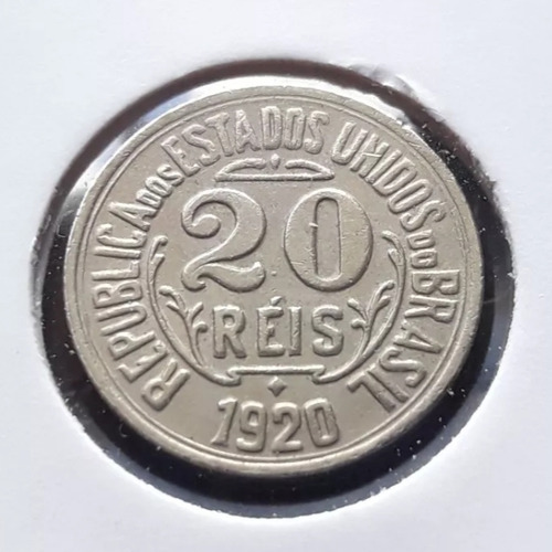 Moeda 20 Réis 1920. (Usado)