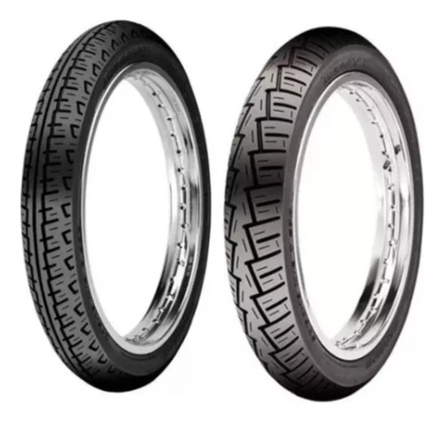 Par Pneu 80/100-18 + 100/90-18 Winner Maggion Cg125 Titan