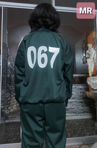 Imagen 6 de 10 de Disfraz Del Juego De Calamar, Conjunto, Uniforme Squad Game