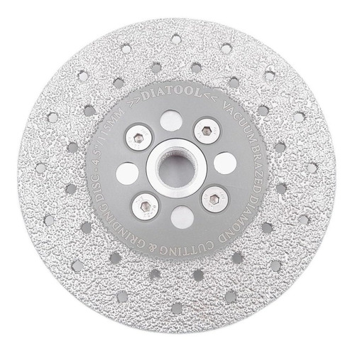 Disco De Diamante Shdiatool Pulido De Corte De 4-1/2 PuLG. Se Adapta A 5/8-11 Cenador Para Marmol Marmol Ceramica De Dob