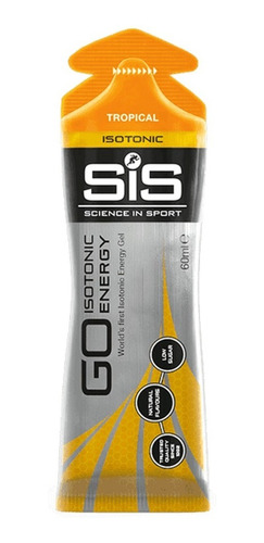 Gel Isotonico Sis Go Energy 60ml Sabor Tropical - 1 Unidade