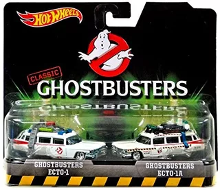 Hot Wheels, Classic Ghostbusters Ecto-1 Y Ecto-1a Die-cast V