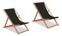 Comprar Set De 2 Reposeras Plegables Ecomedara Con Lona Plegables