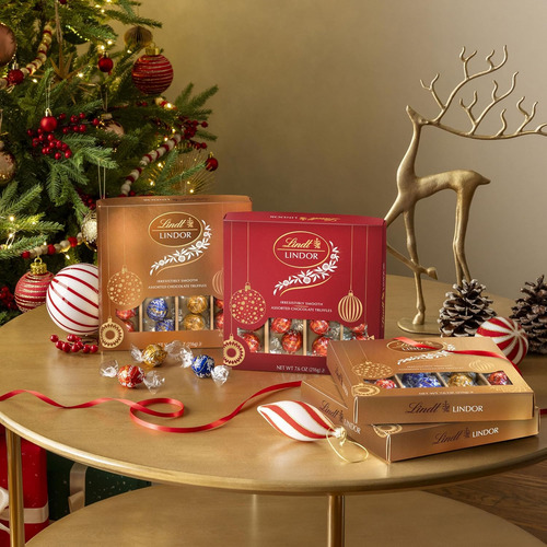 Lindt Lindor - Caja De Regalo Surtida De Trufas De Caramelo