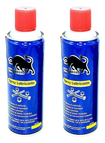 Spray Lubricante - Limpia Lubrica Afloja - 250ml - 2 Unid