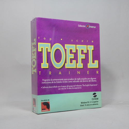 Programa Software Entrenador Toefl Top Score Af7
