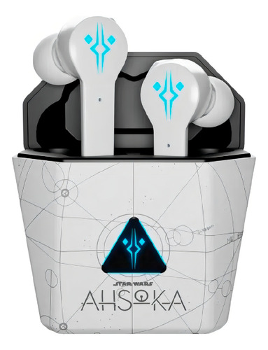 Audífonos Bluetooth Primus Pwh-s220at Star Wars Ahsoka Tano Color Blanco