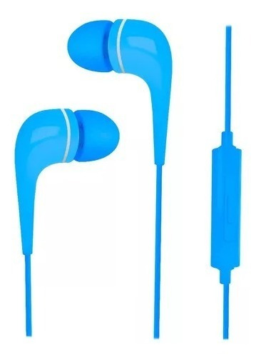 Auricular Soul S150 In Ear 3.5mm Microfono Celular Tablet Color Azul