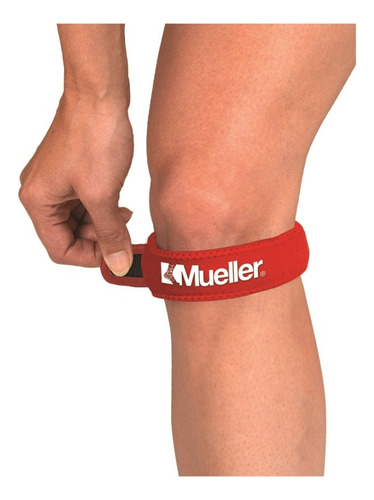 Cinta Rotuliana Mueller Knee Se Adapata A Cualquier Rodilla Color Rojo Talla Unitalla